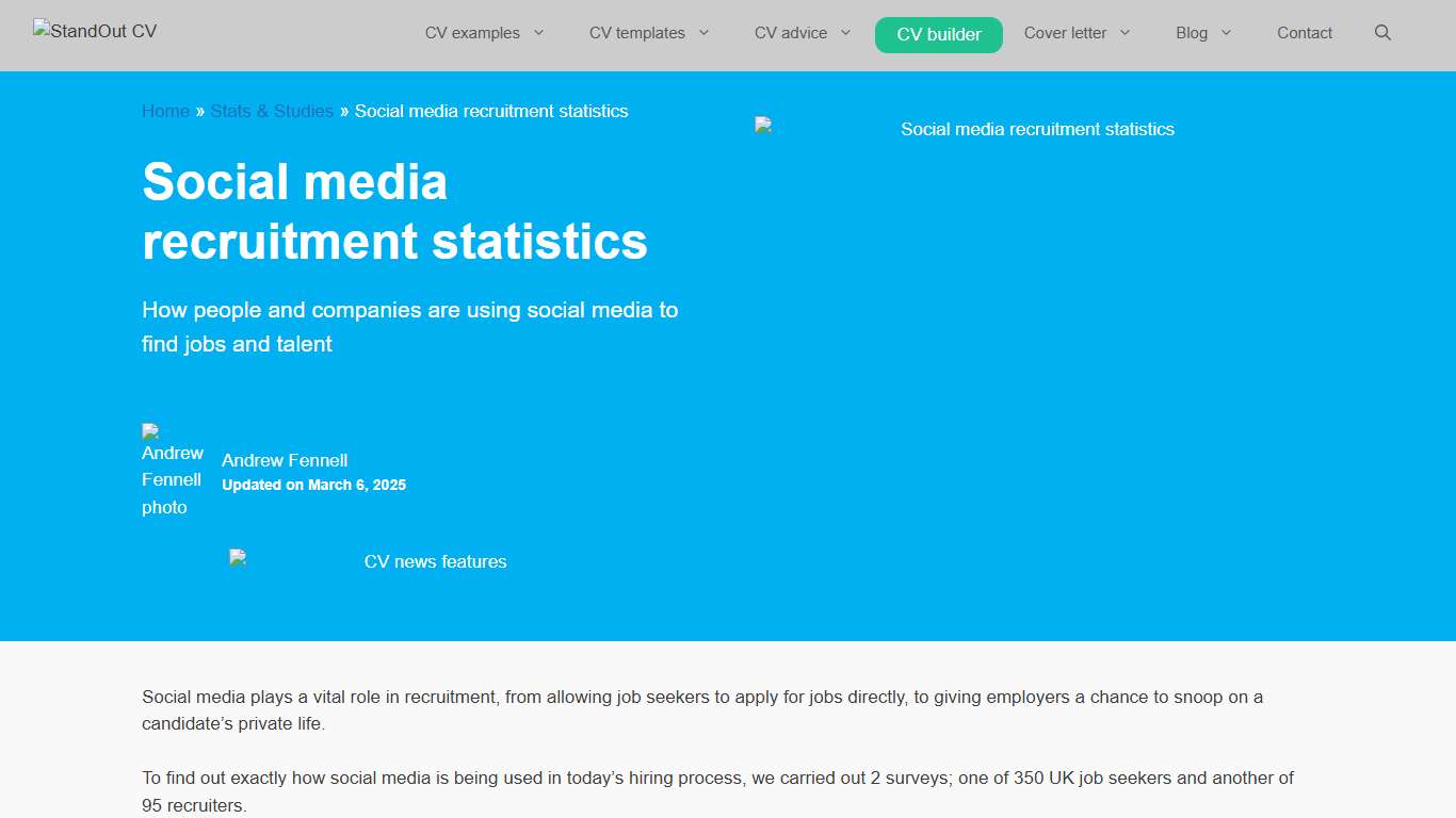 Social Media Recruitment Statistics 2026