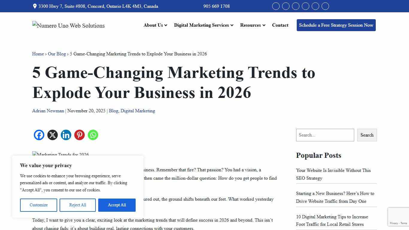 5 Game-Changing Marketing Trends for 2026 & Beyond